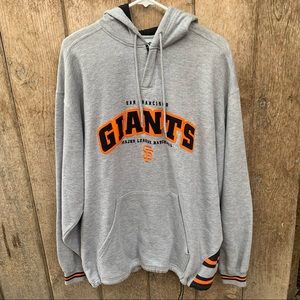 Lee Sport San Francisco Giants Hoodie Gray Sweatshirt Sweater Mens SZ Large